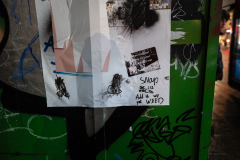 Street Scene with penis graffiti, 2025